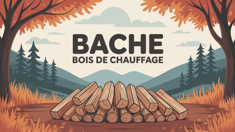 Bâche pour bois de chauffage : comment bien choisir pour protéger votre stock