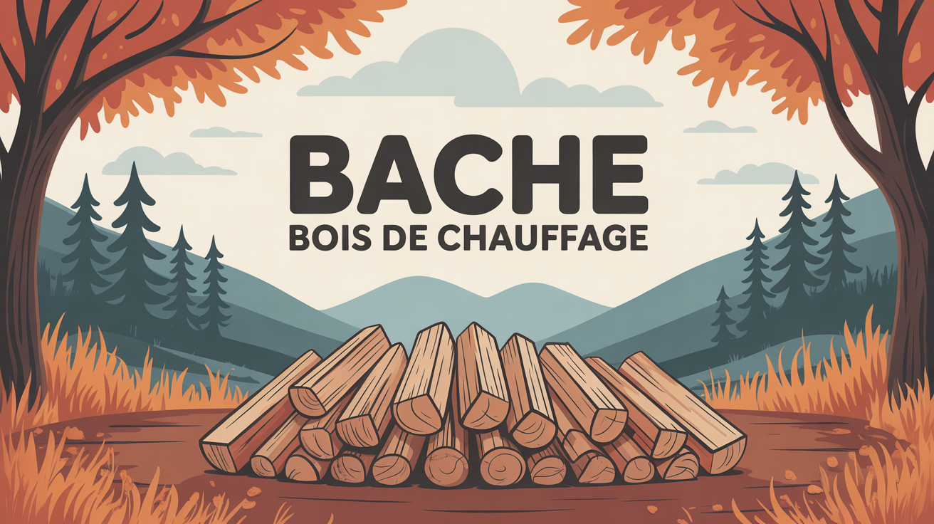 Bâche pour bois de chauffage : comment bien choisir pour protéger votre stock