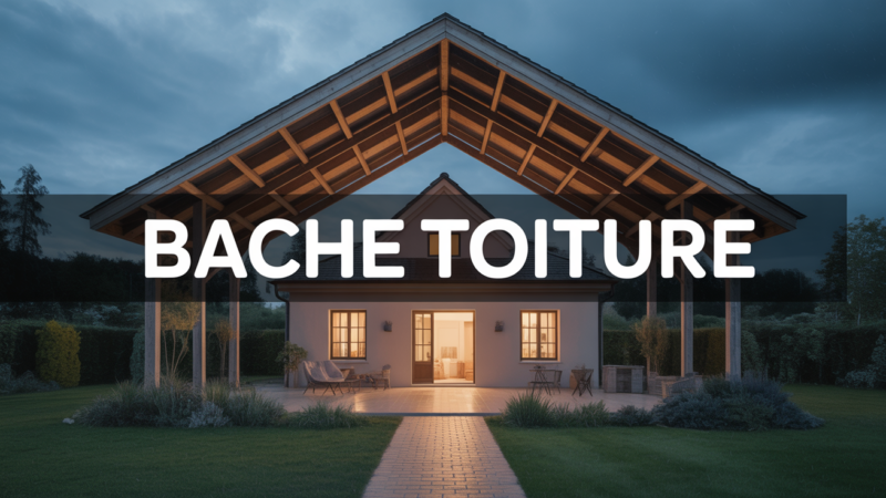 Bâche pour toiture : la solution immédiate pour protéger et sécuriser votre toit