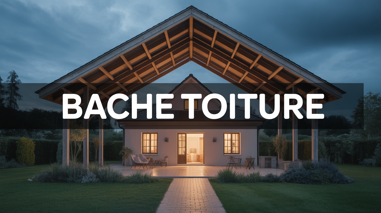 Bâche pour toiture : la solution immédiate pour protéger et sécuriser votre toit