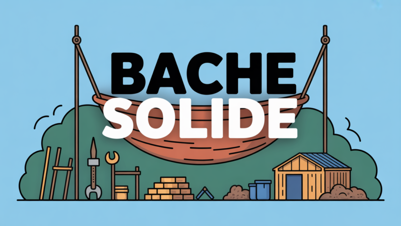 Bâche solide : le guide pour choisir une protection vraiment durable
