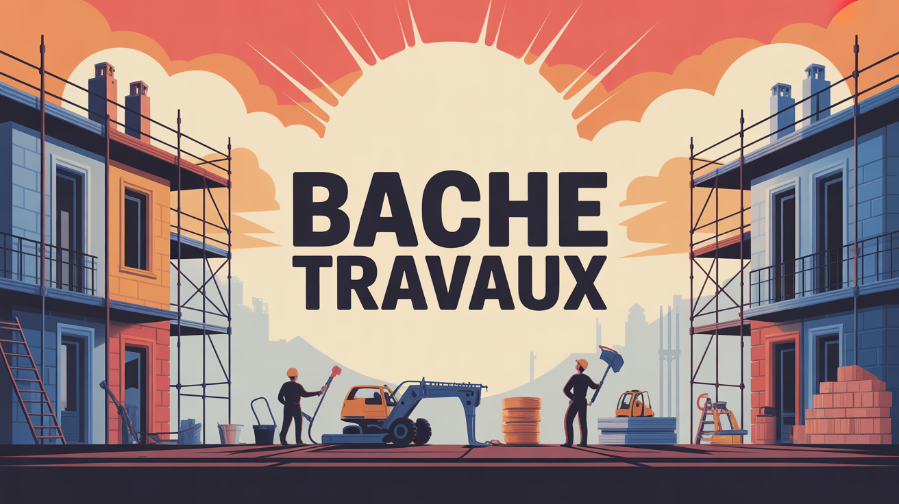 Bâche travaux : le guide pour bien choisir sa protection de chantier