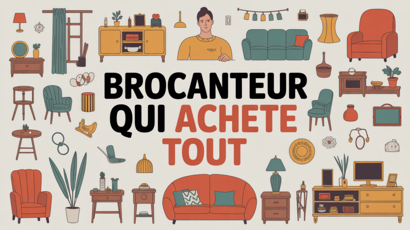Brocanteur qui achète tout : solution rapide pour vider, vendre et valoriser vos objets