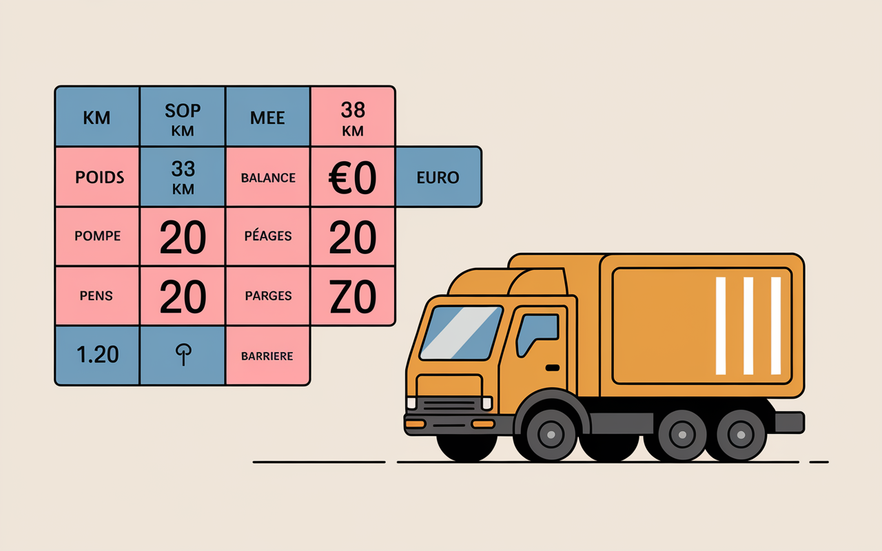 calculateur coût wk transport logistique variables analyse
