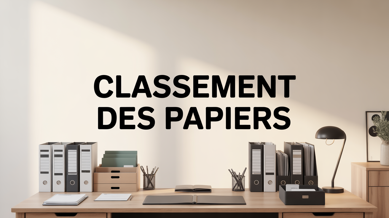 Classement des papiers : méthodes simples pour trier, organiser et sécuriser vos documents