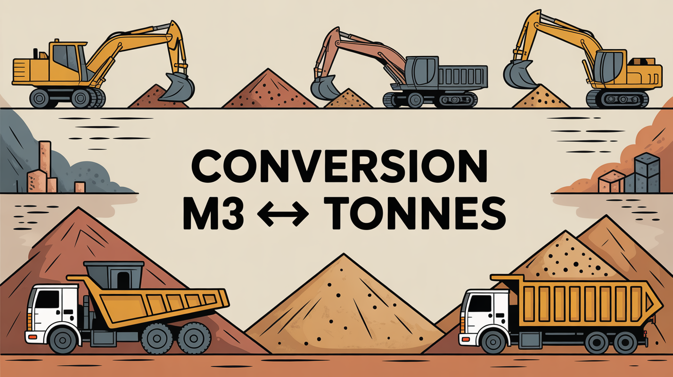 Conversion tonne et m3 : guide pratique, formules et outils pour éviter les erreurs
