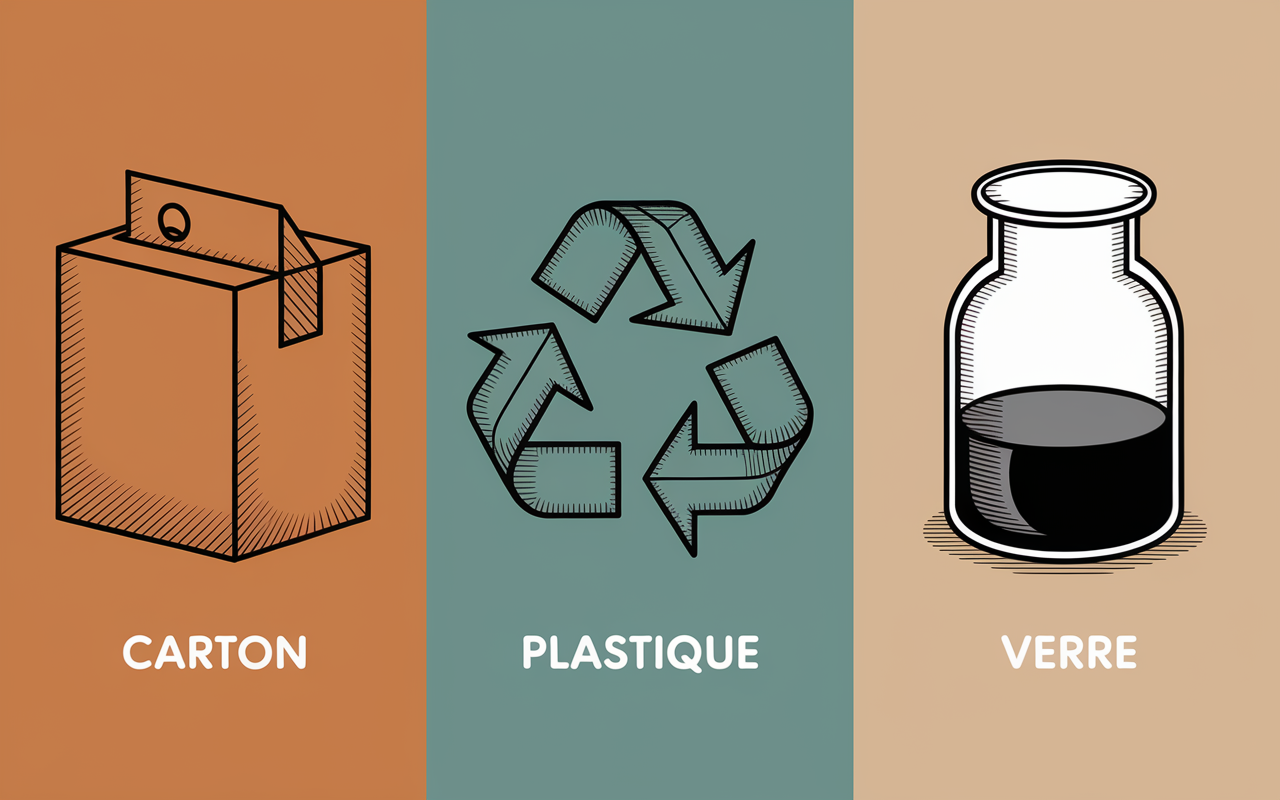 Comparatif matériaux emballage et conditionnement