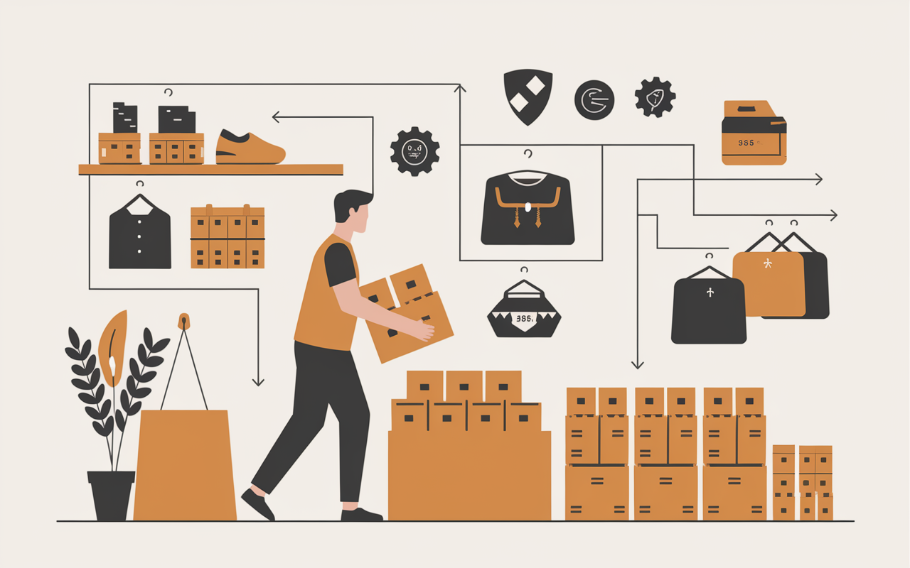 empotage conteneur organisation logistique