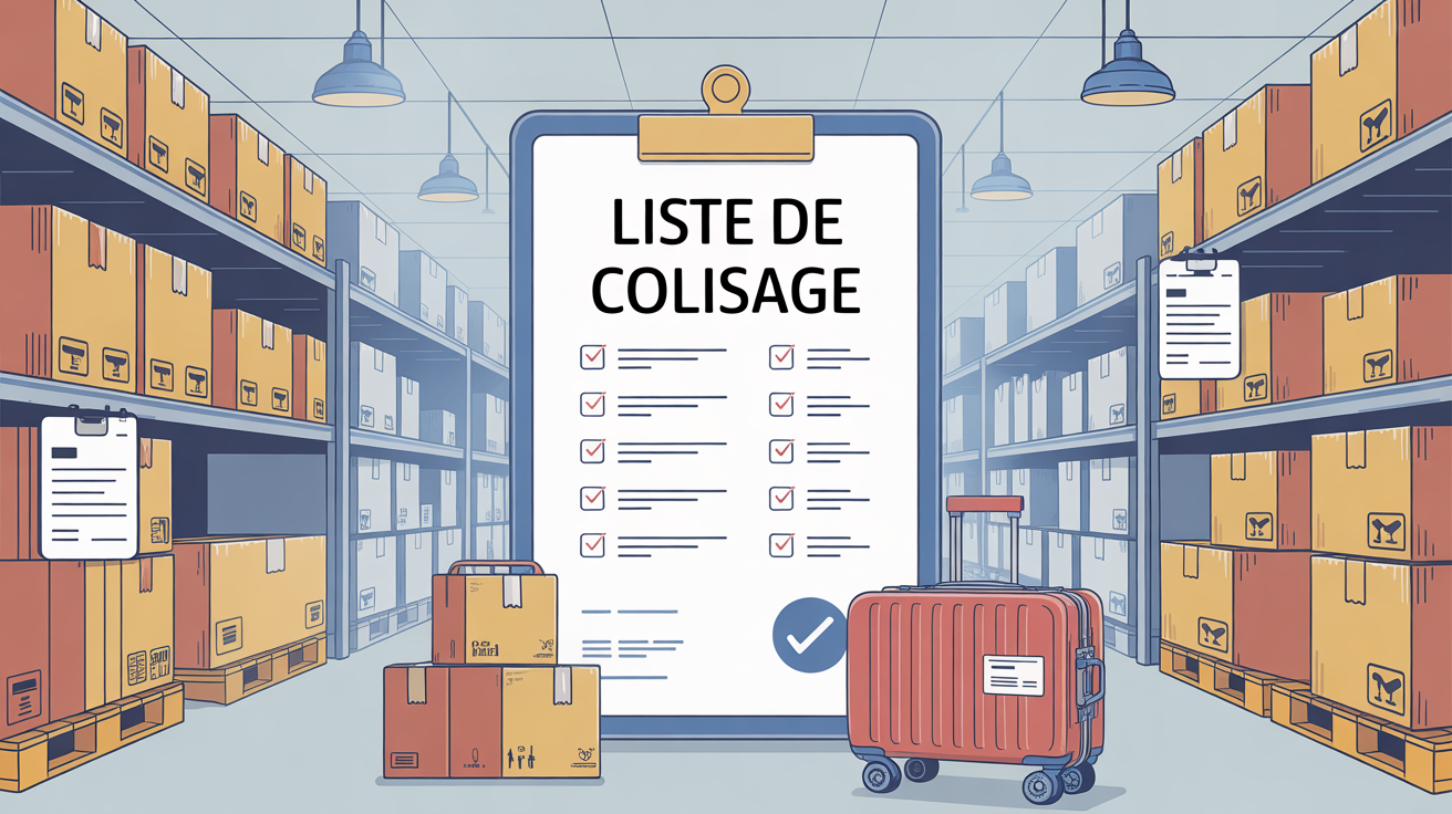 Liste de colisage : le guide complet pour expédier sans erreur