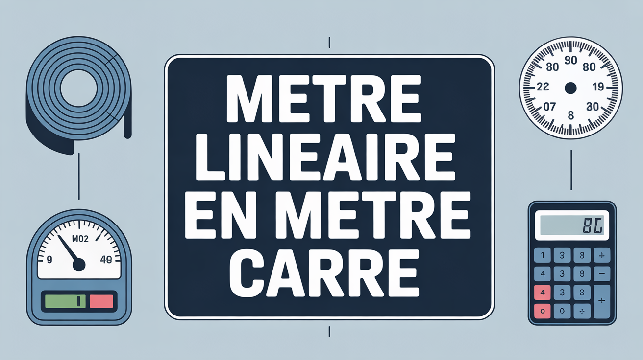 Mètre linéaire en m² : la méthode simple pour un calcul sans erreur