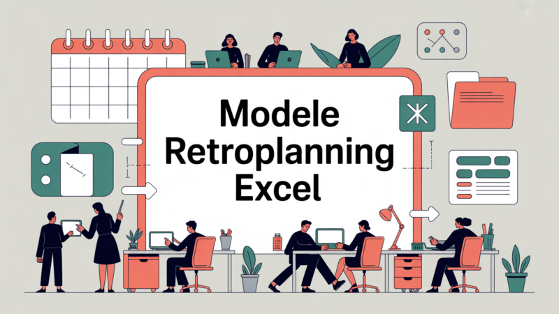 Modèle rétroplanning Excel : structurez vos projets à rebours facilement