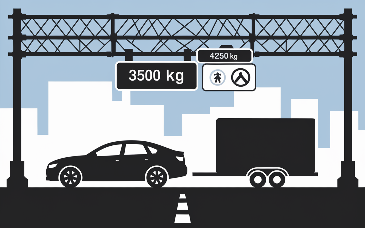 Permis EB poids maximum attelage