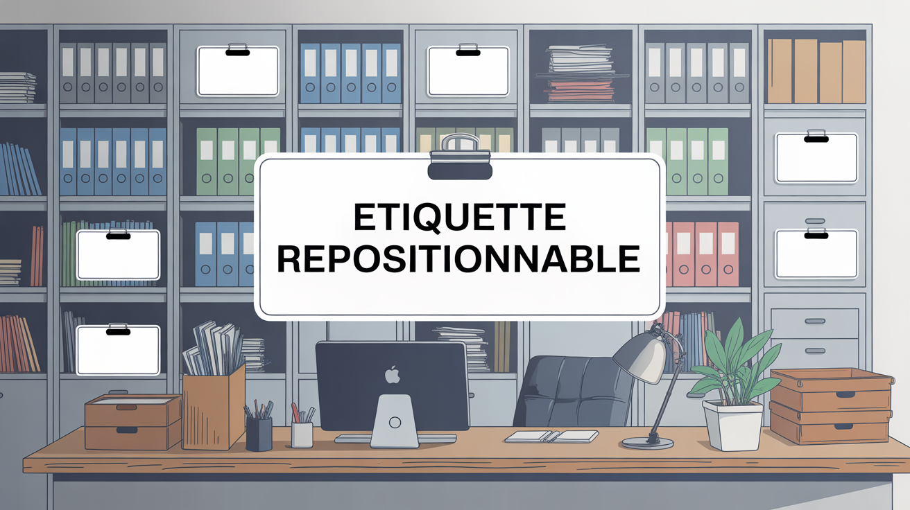 Étiquette repositionnable : la solution d’étiquetage temporaire et sans traces