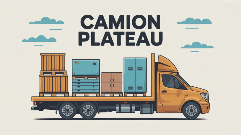 Camion plateau : choisir, louer ou acheter l&rsquo;utilitaire vraiment adapté à votre besoin