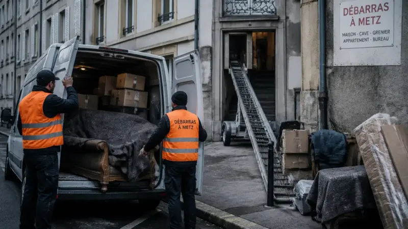 Débarras à Metz : 3 formules pour vider votre maison sans frais ou en urgence