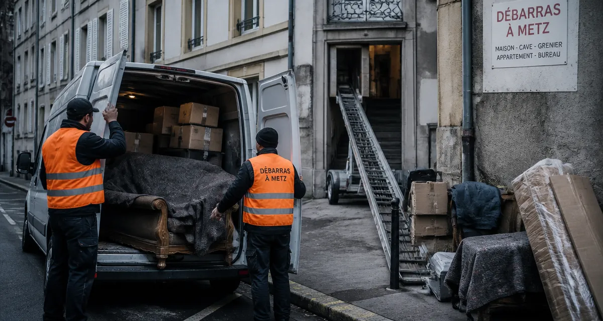 Débarras à Metz : 3 formules pour vider votre maison sans frais ou en urgence