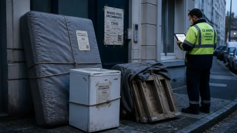 Encombrants au Havre : 3 objets maximum et 4 étapes pour un enlèvement réussi