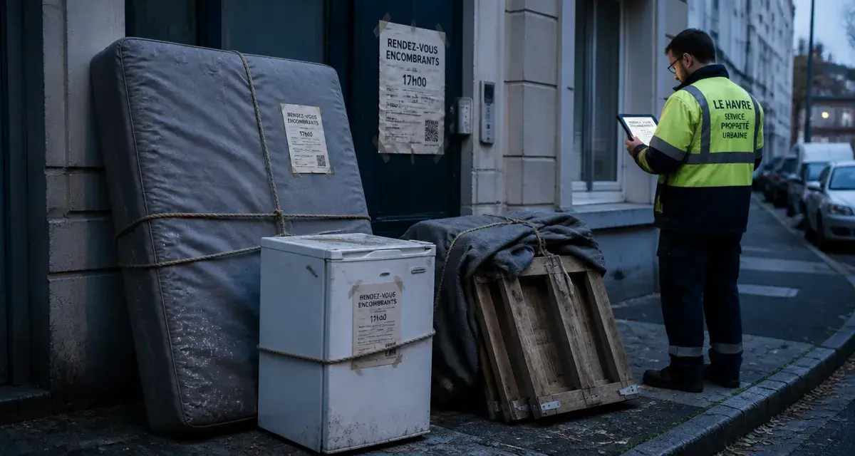 Encombrants au Havre : 3 objets maximum et 4 étapes pour un enlèvement réussi