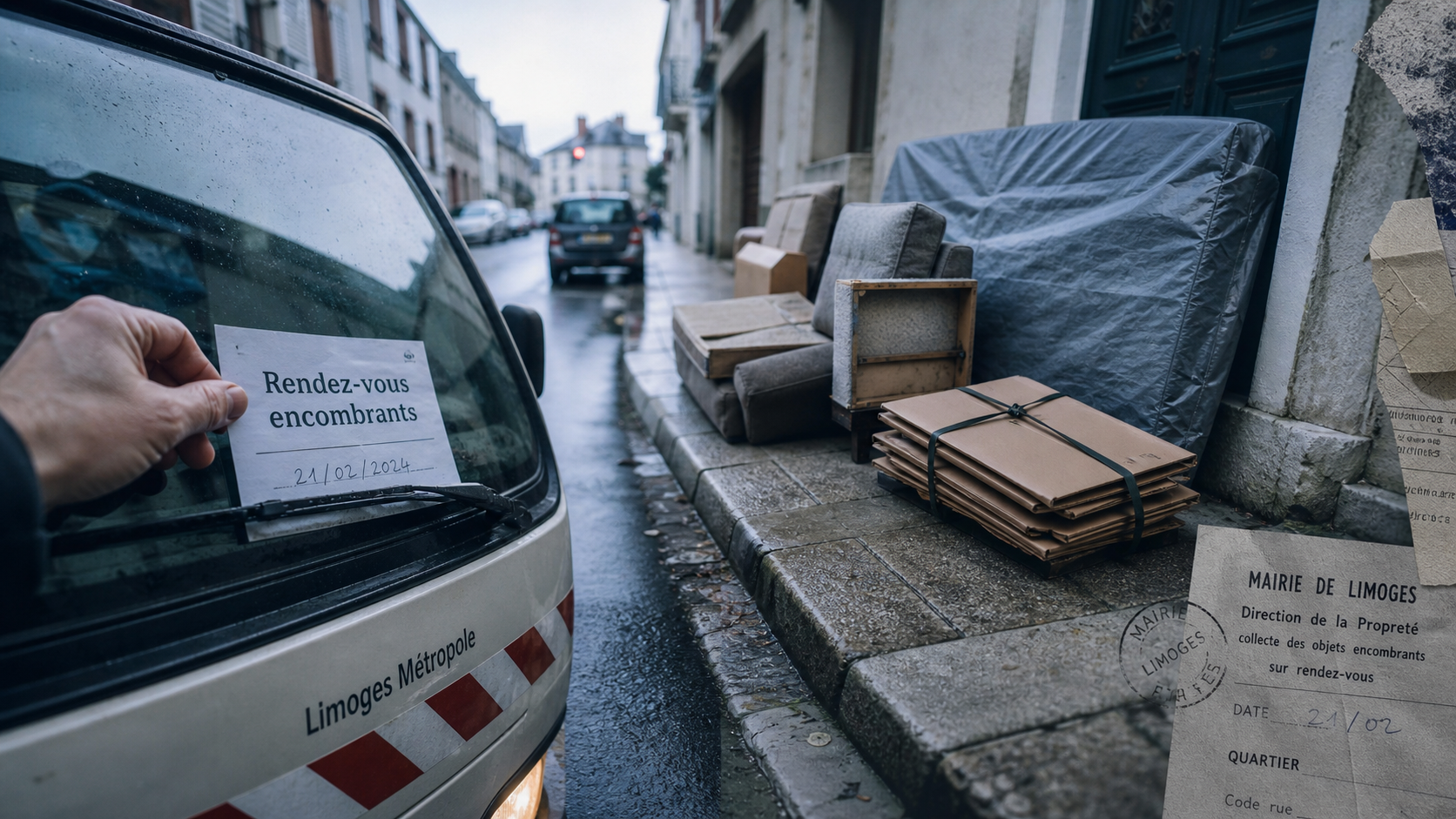 Encombrants à Limoges : 3 objets par rendez-vous et les erreurs qui bloquent la collecte
