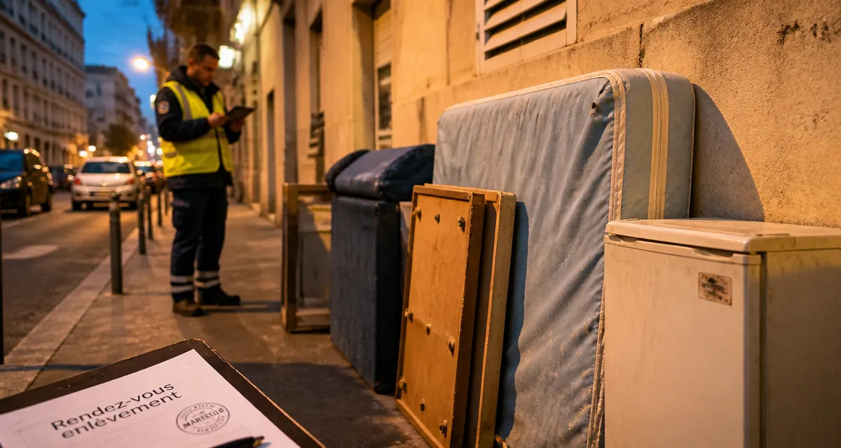 Encombrants à Marseille : 3 méthodes pour un enlèvement gratuit et sans amende