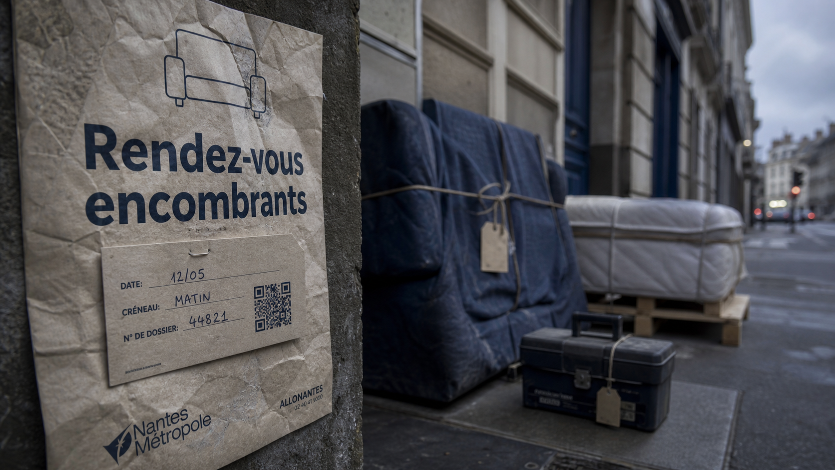 Encombrants à Nantes : 1 m³ maximum et les 3 étapes pour un enlèvement réussi