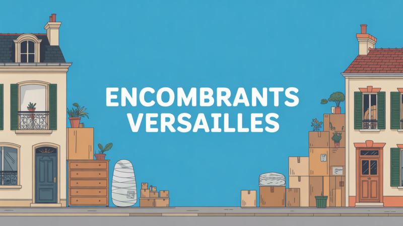 Encombrants à Versailles : calendrier, consignes et solutions immédiates