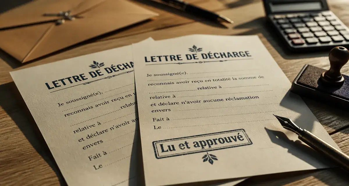 Lettre de décharge : 2 modèles types et les 5 mentions pour sécuriser vos accords