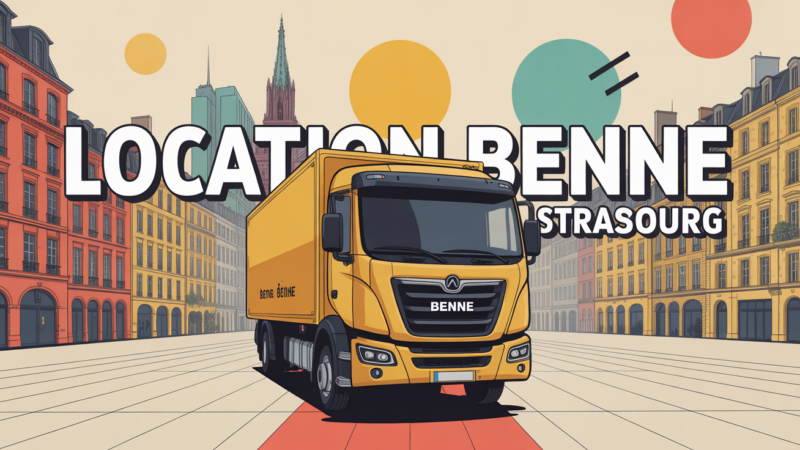 Location de benne à Strasbourg pour tous vos déchets et chantiers