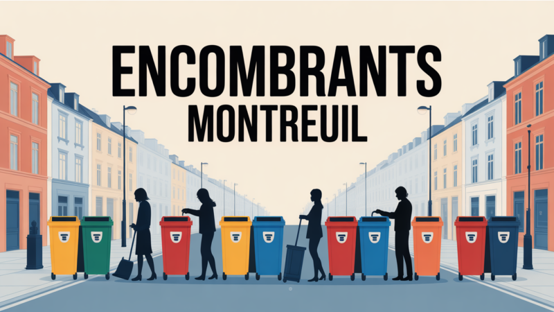 Montreuil encombrants : où, quand et comment agir efficacement