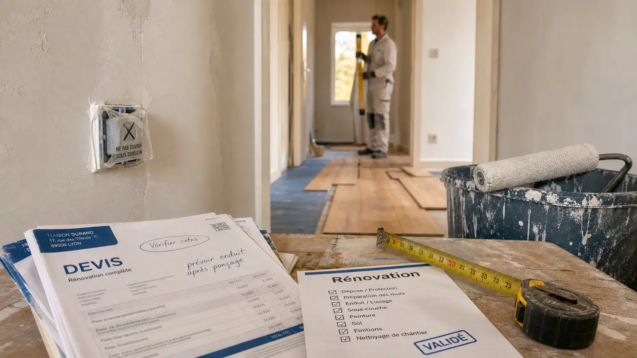 Artisan rénovation et travaux DIY : économiser 20 à 40 % sans compromettre la qualité