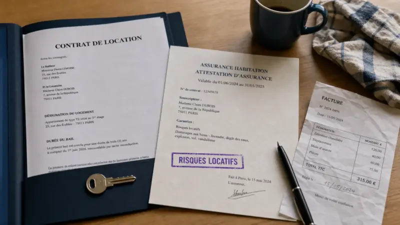 Assurance location : risques locatifs, attestation et garanties à vérifier