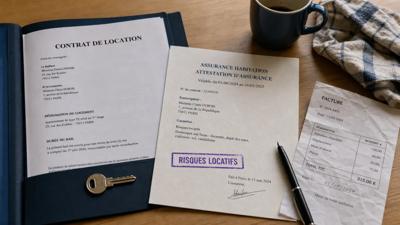 Assurance location : risques locatifs, attestation et garanties à vérifier