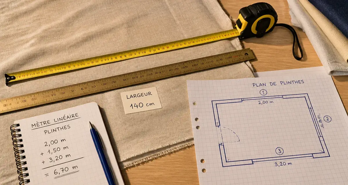 Mètre linéaire : formule simple, conversions et erreurs à éviter