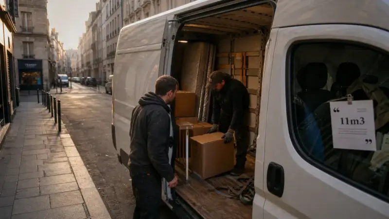 Camionnette 11 m3 : le bon compromis pour un studio, un petit appartement ou des meubles ?