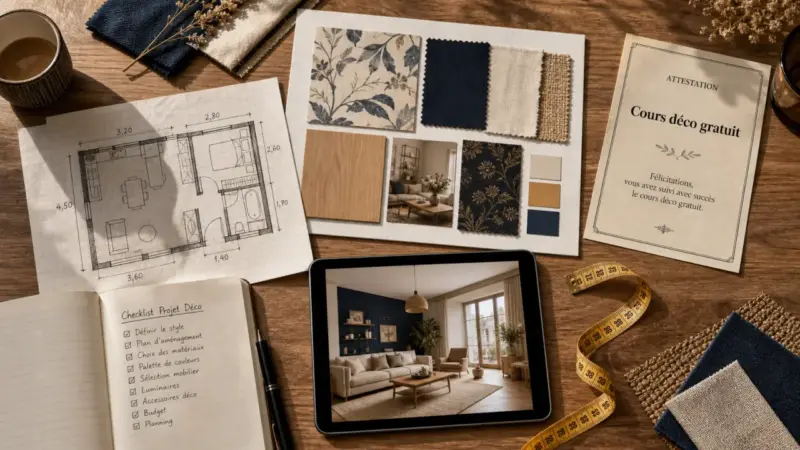 Bases, 3D, certificat : que vaut un cours de décoration d’intérieur gratuit en ligne ?