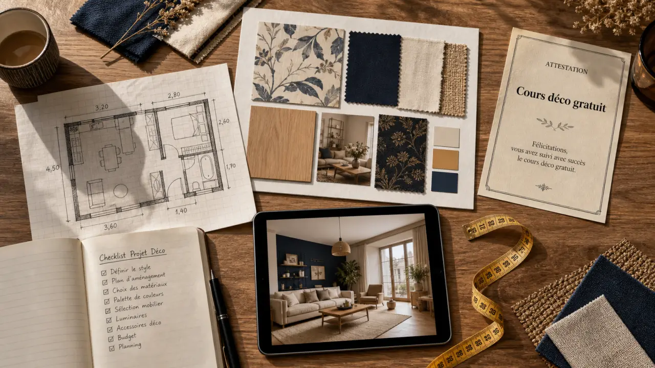 Bases, 3D, certificat : que vaut un cours de décoration d’intérieur gratuit en ligne ?