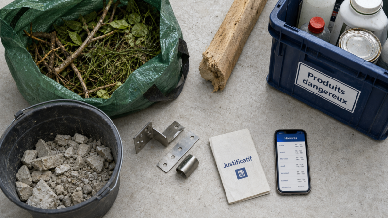 Déchetterie Cran-Gevrier : horaires, déchets acceptés et limite de 3 m³ par jour