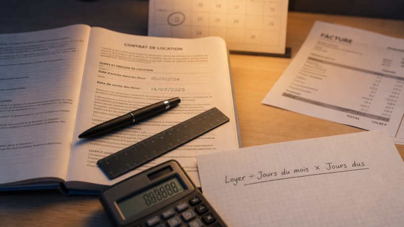30 ou 31 jours ? Le calcul du prorata de loyer, simple, clair et défendable