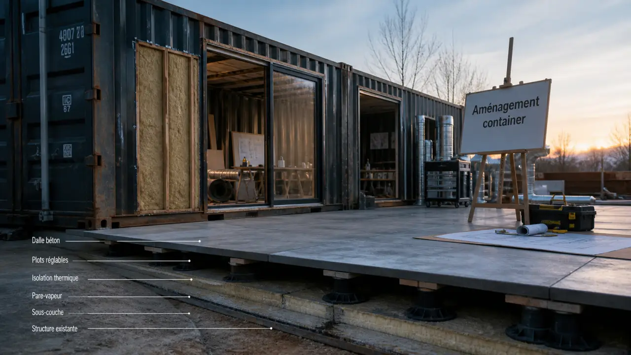 Container habitable : renforcer la structure, isoler correctement et rester conforme