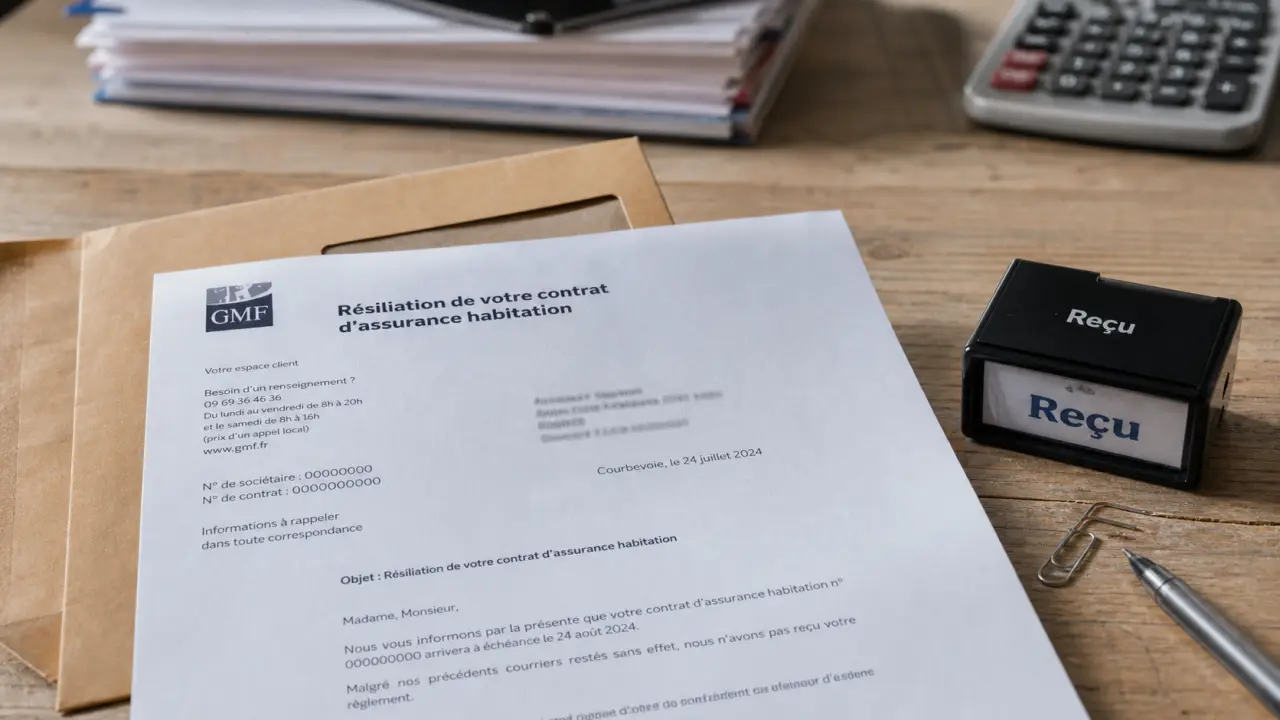 Lettre de résiliation d’assurance habitation : le motif, le délai et la pièce qui évitent le refus