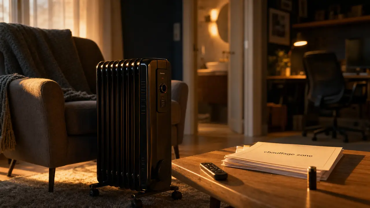 Chauffage d’appoint selon la pièce : soufflant, bain d’huile ou gaz ?