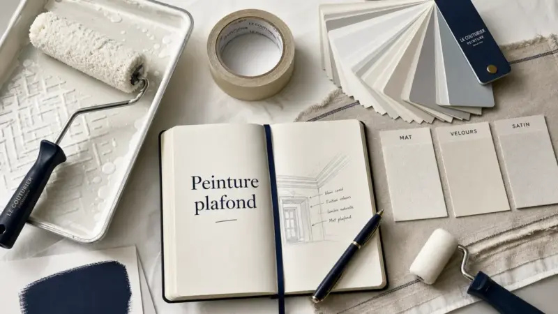 Peinture pour plafond et mur : choisir la bonne finition selon la pièce et le support