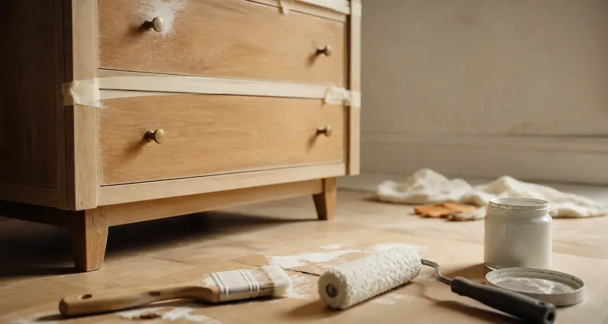 Peinture pour meuble en bois : 2 couches, grain 120 et finitions qui tiennent