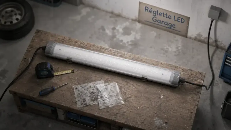Quelle réglette LED pour garage choisir ? IP65, lumens, longueur et usage