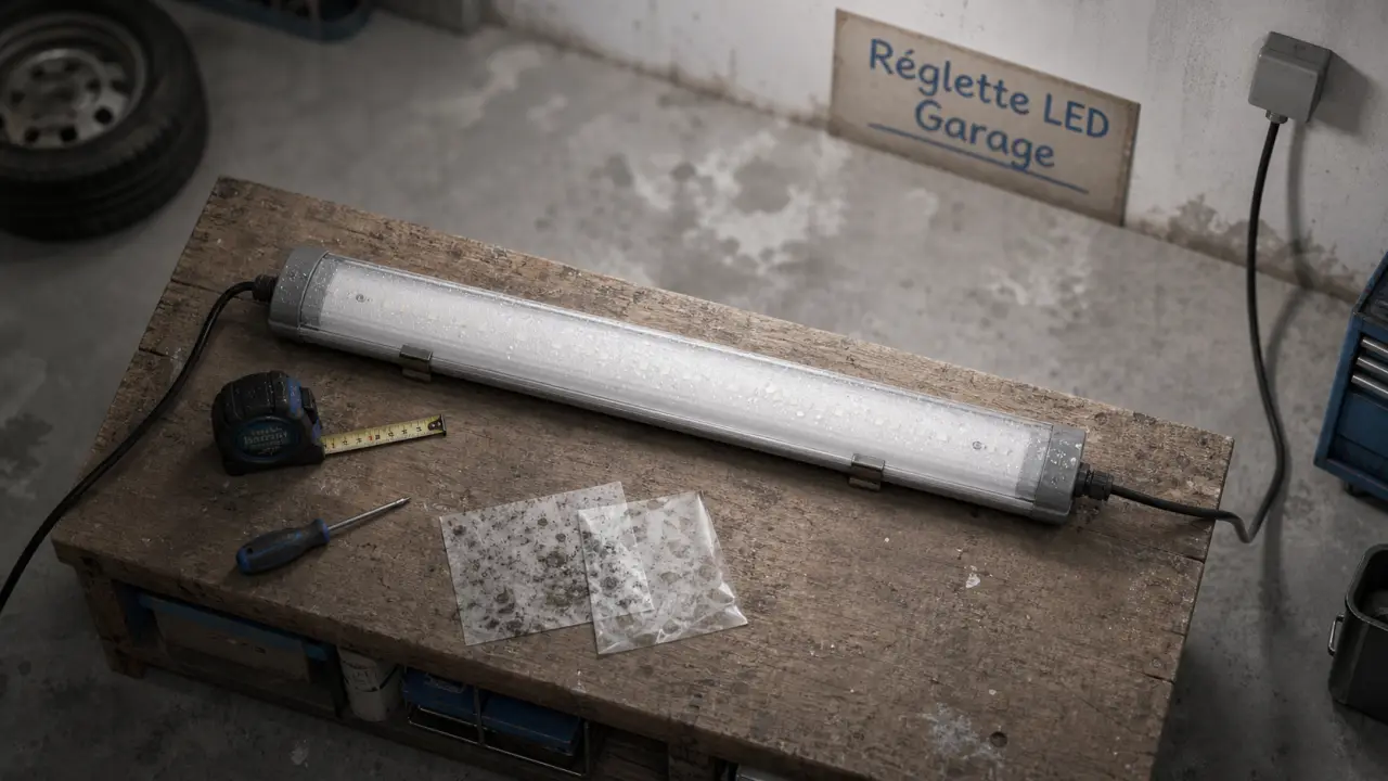 Quelle réglette LED pour garage choisir ? IP65, lumens, longueur et usage