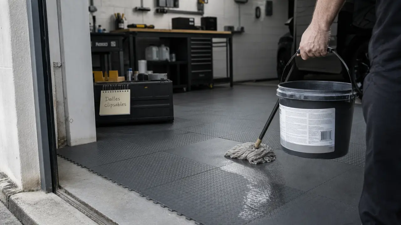 Pour un garage abîmé, dalles, résine, peinture ou carrelage ne se valent pas