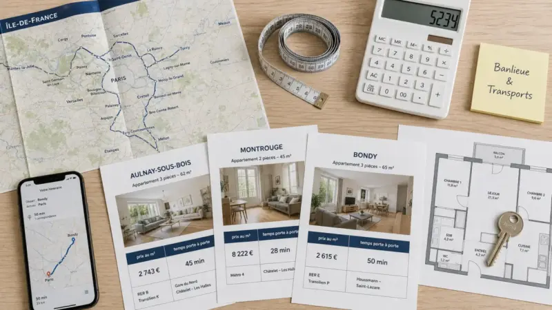 Banlieue proche de Paris : prix au m², transports et villes à comparer avant d’acheter