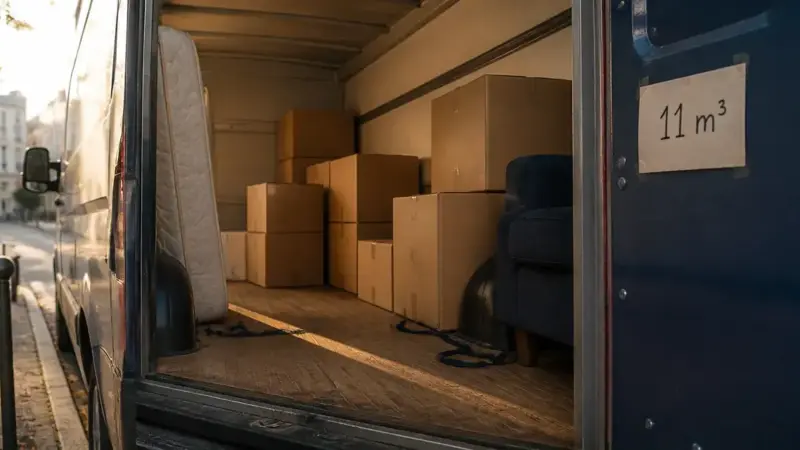 Camion 11 m³ : dimensions, charge utile et guide pour réussir votre déménagement