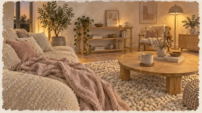 Salon scandinave cocooning : 3 piliers pour transformer le minimalisme en refuge chaleureux