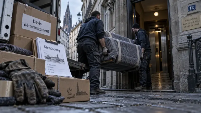 Déménagement à Strasbourg : réservez le stationnement avant le camion